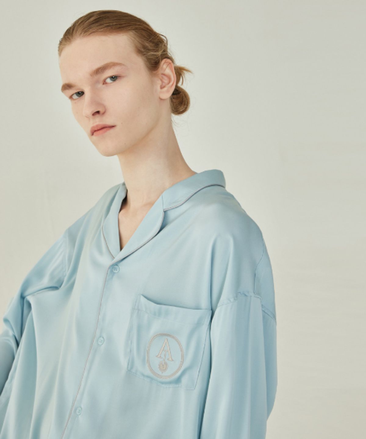 아템포(ATEMPO) CLASSIC PAJAMA SET_ice blue