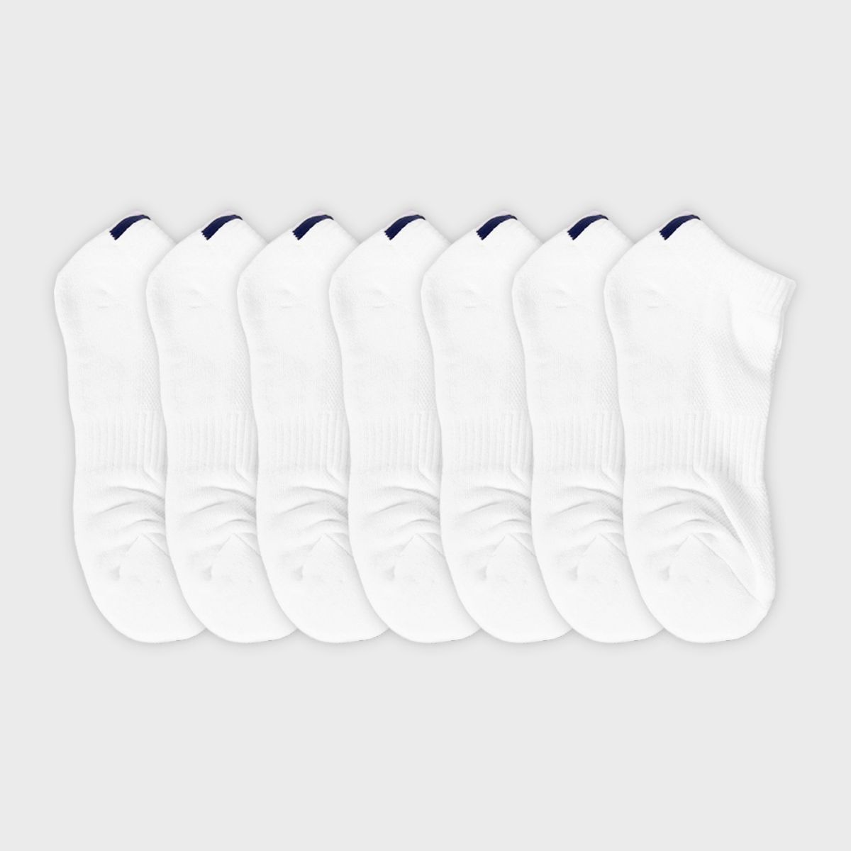 삭스에이(SOCKSA) [7PACK] 더블쿠션 156N 메쉬 르프랑스 쇼트 삭스 3색상