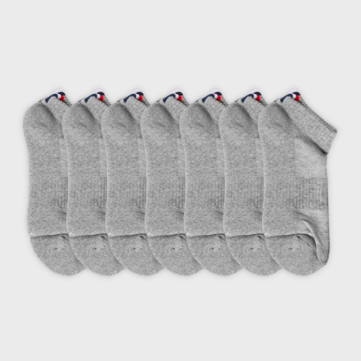 삭스에이(SOCKSA) [7PACK] 더블쿠션 156N 메쉬 르프랑스 쇼트 삭스 3색상