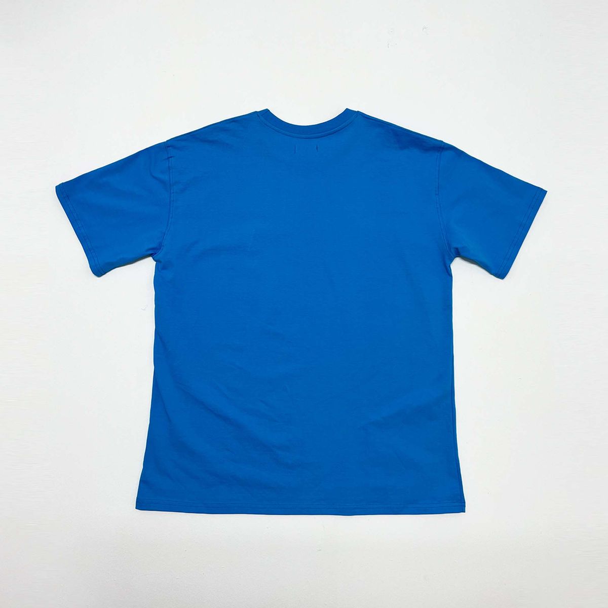 디메이든(DEMADEN) REFLECTED DEMD LOGO 1/2 GRAPHIC T-SHIRT BLUE