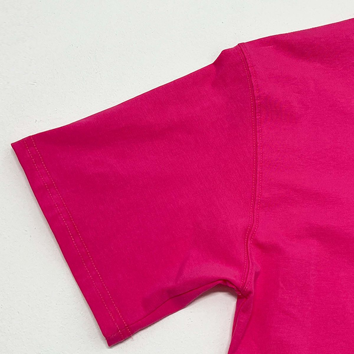 디메이든(DEMADEN) REFLECTED DEMD LOGO 1/2 GRAPHIC T-SHIRT PINK