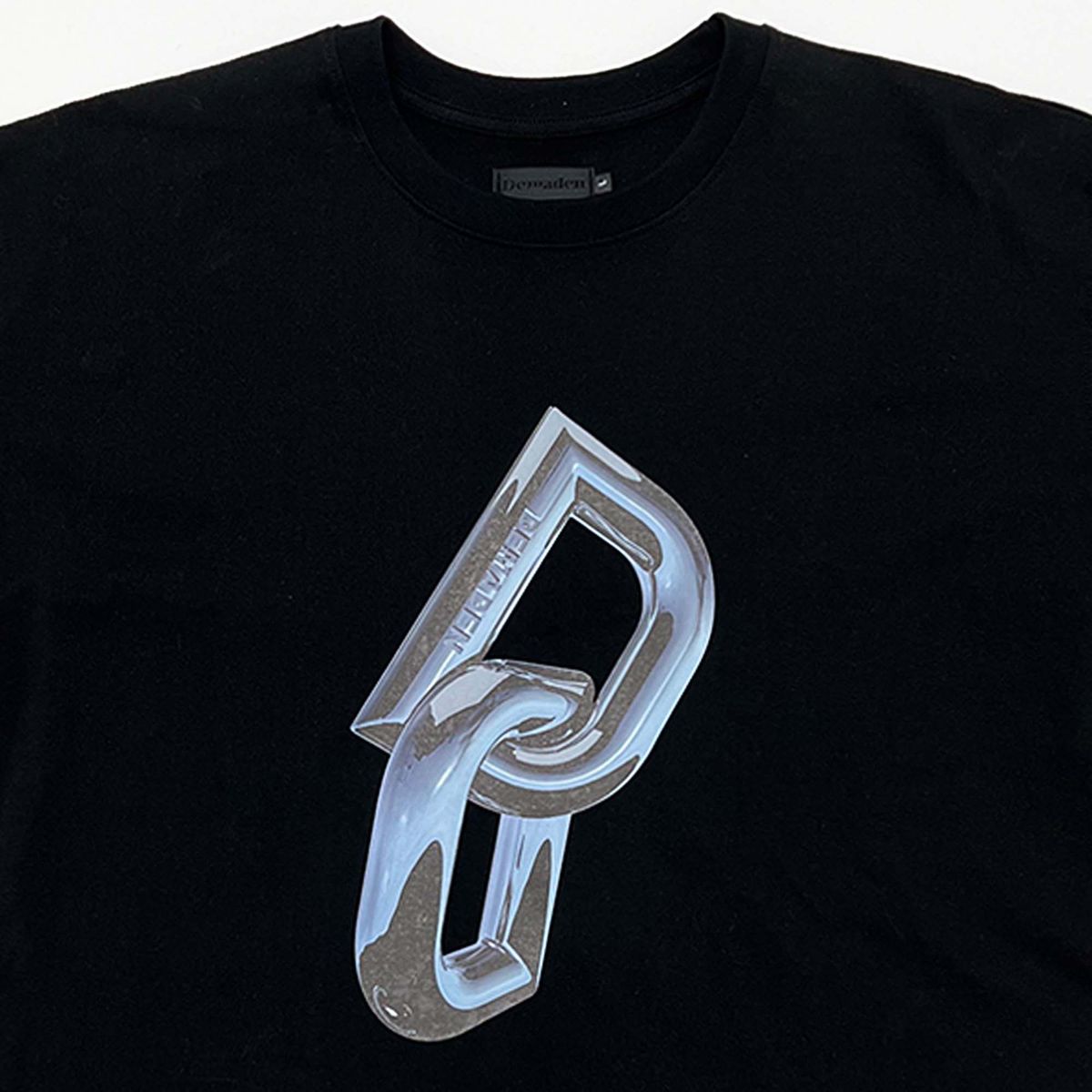 디메이든(DEMADEN) D RING GRAPHIC 1/2 T-SHIRT BLACK