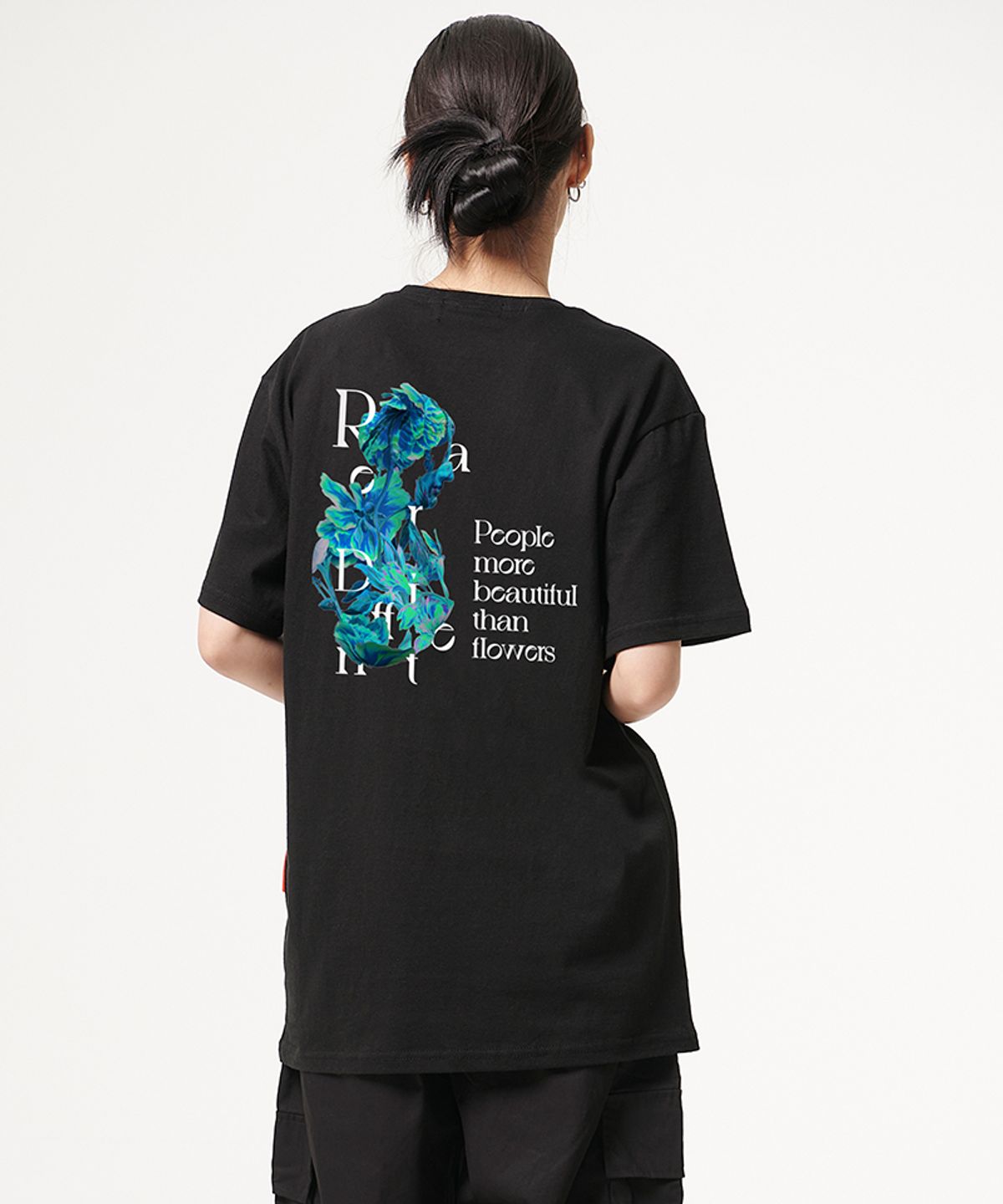 아티스트웨어(ARTISTWEAR) [ATW] 콜드플라워 반팔티_BK