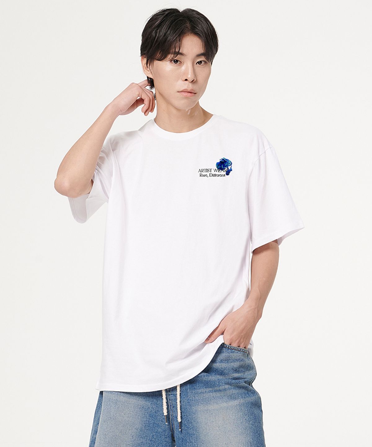 아티스트웨어(ARTISTWEAR) [ATW] 콜드플라워 반팔티_WH