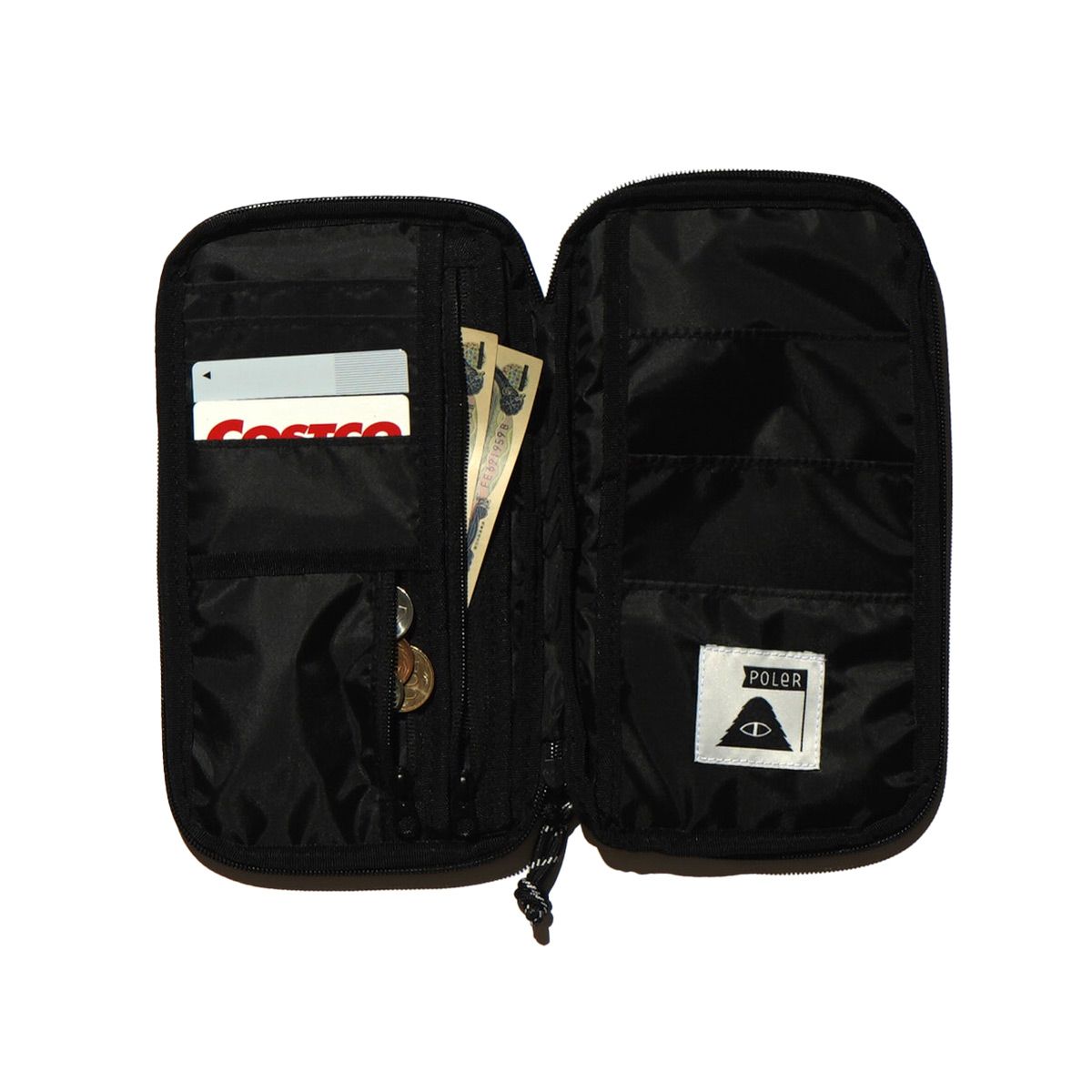 폴러스터프(POLERSTUFF) TRAVEL WALLET BLACK
