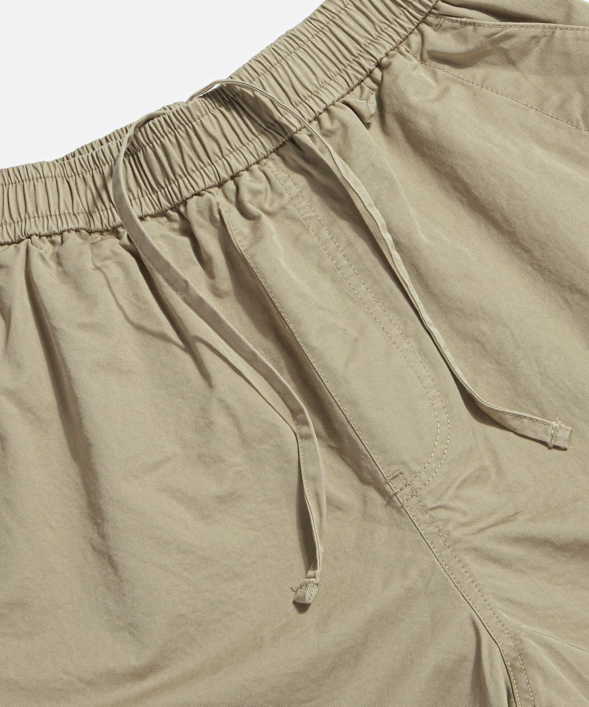 에스피오나지(ESPIONAGE) Wide Officer Shorts Beige