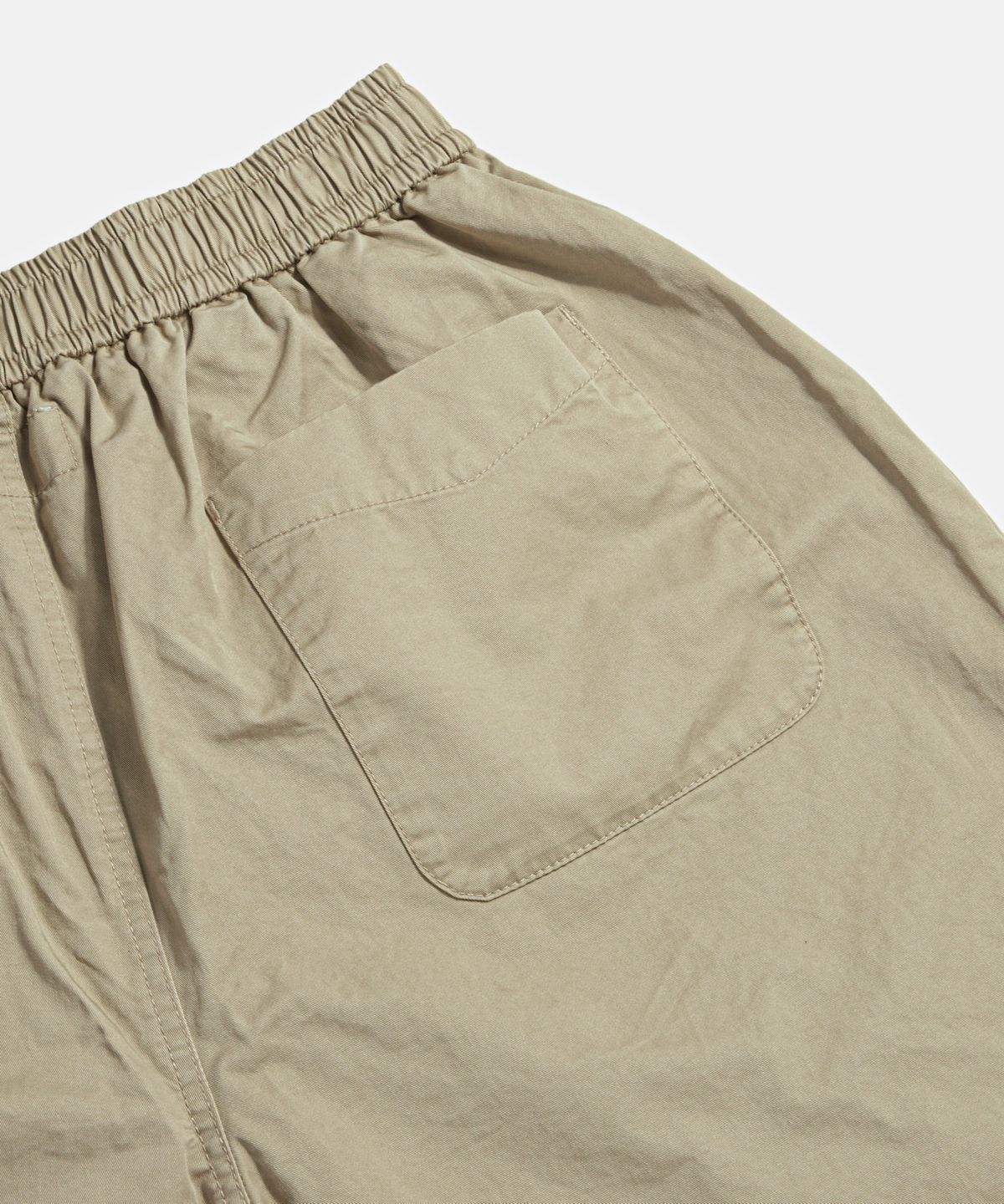 에스피오나지(ESPIONAGE) Wide Officer Shorts Beige