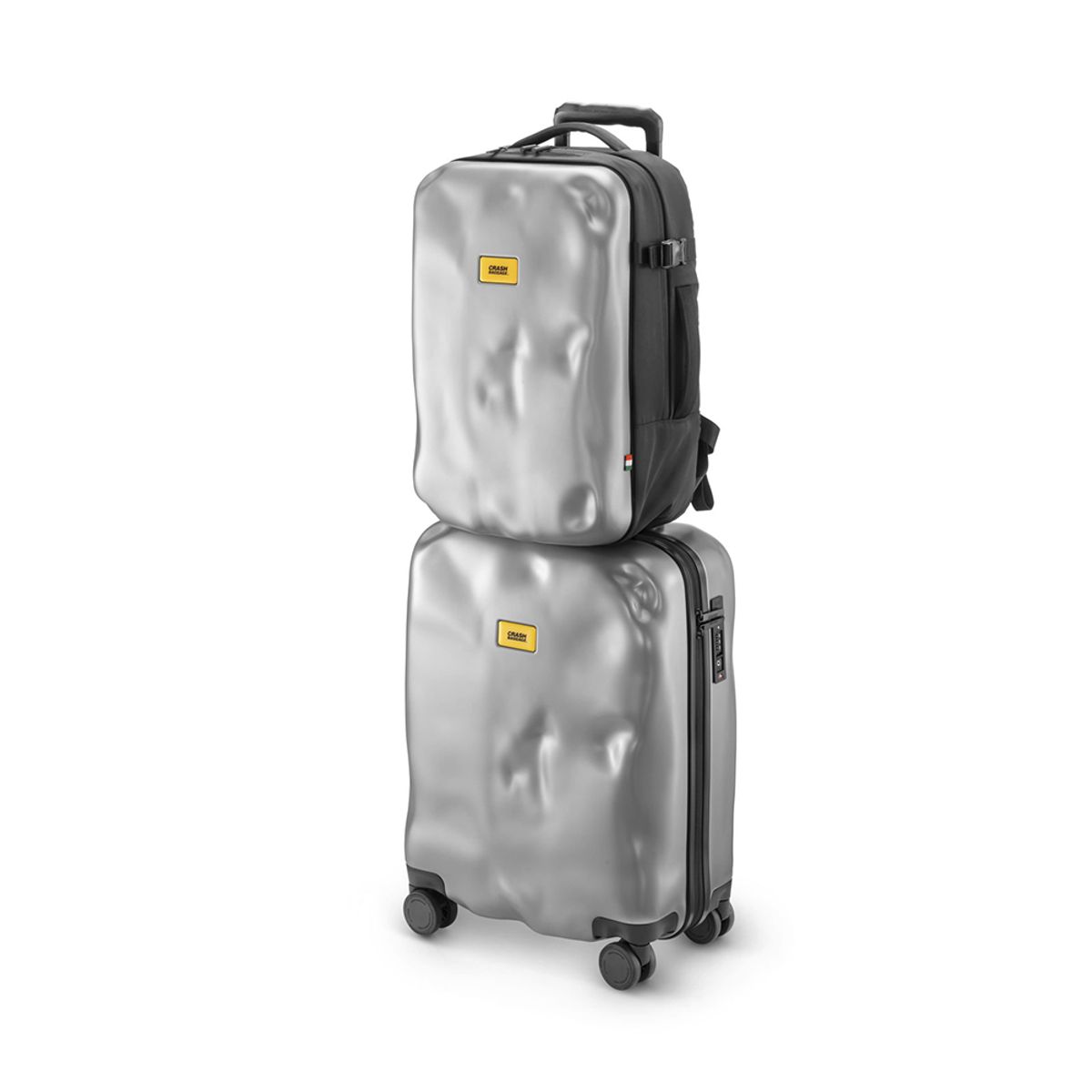 크래쉬배기지(CRASH BAGGAGE) 아이코닉 백팩 SILVER CBG-2SBG310-21