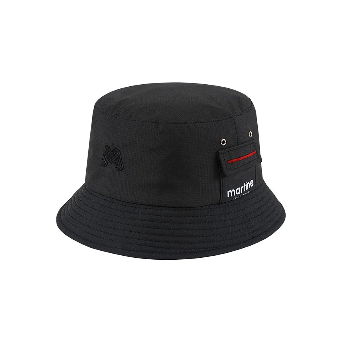 마틴골프(MARTINE GOLF) Mini Pocket Bucket Hat_Black
