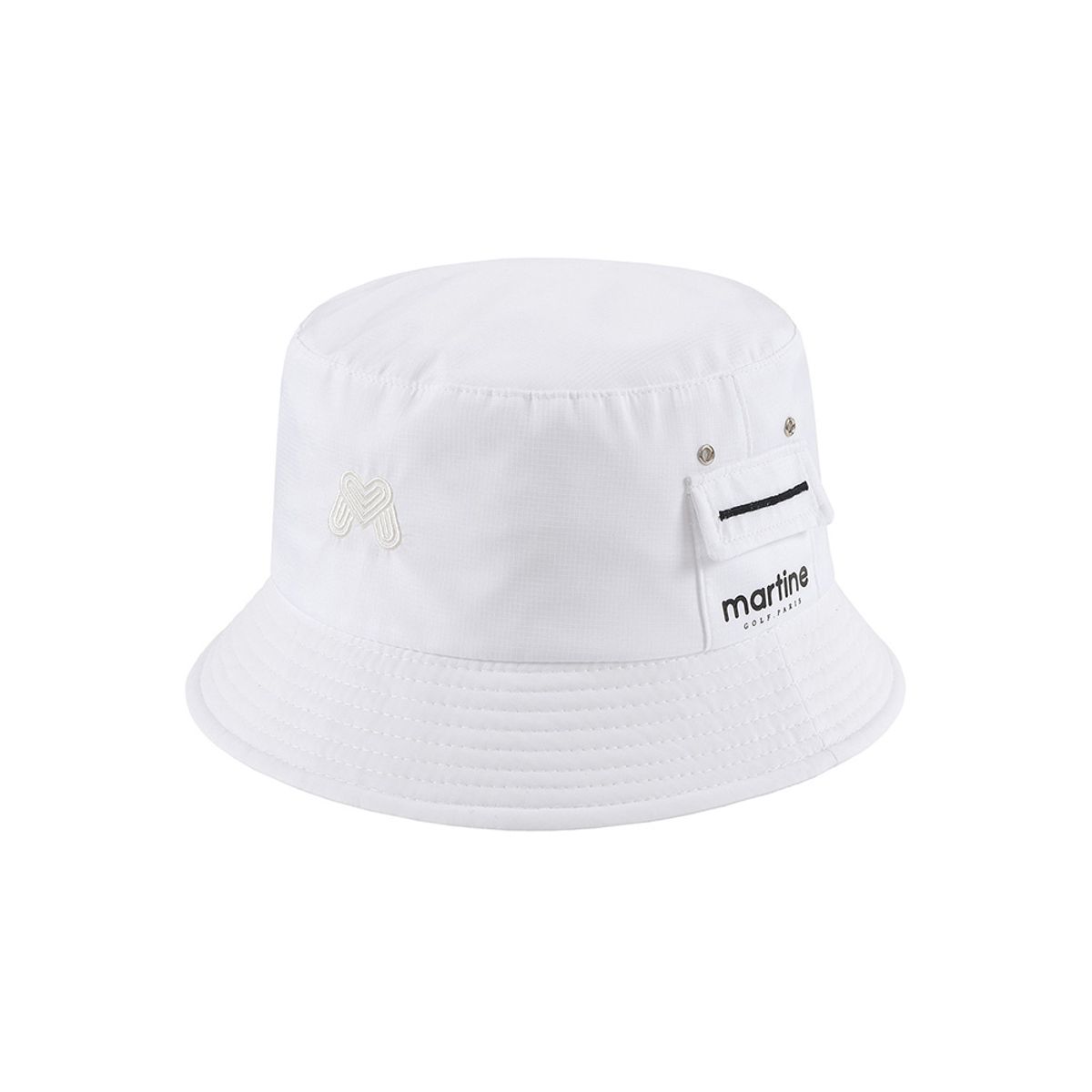 마틴골프(MARTINE GOLF) Mini Pocket Bucket Hat_White