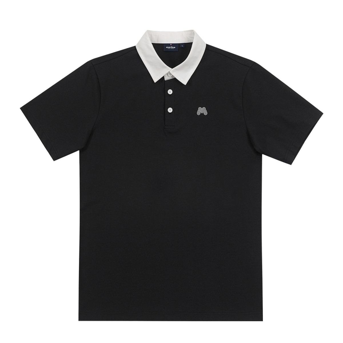 마틴골프(MARTINE GOLF) Graphic Logo Point T-Shirts_Black (Men)