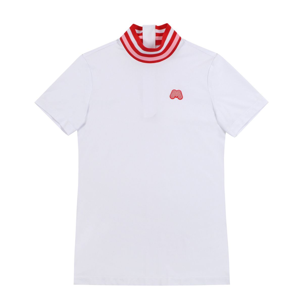 마틴골프(MARTINE GOLF) Knit Collar Half Zip-up Shirts_White