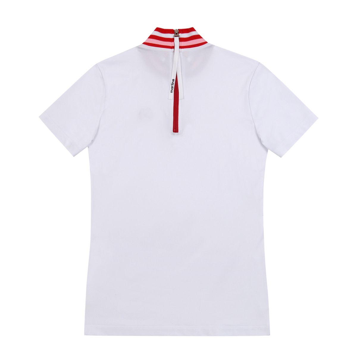 마틴골프(MARTINE GOLF) Knit Collar Half Zip-up Shirts_White