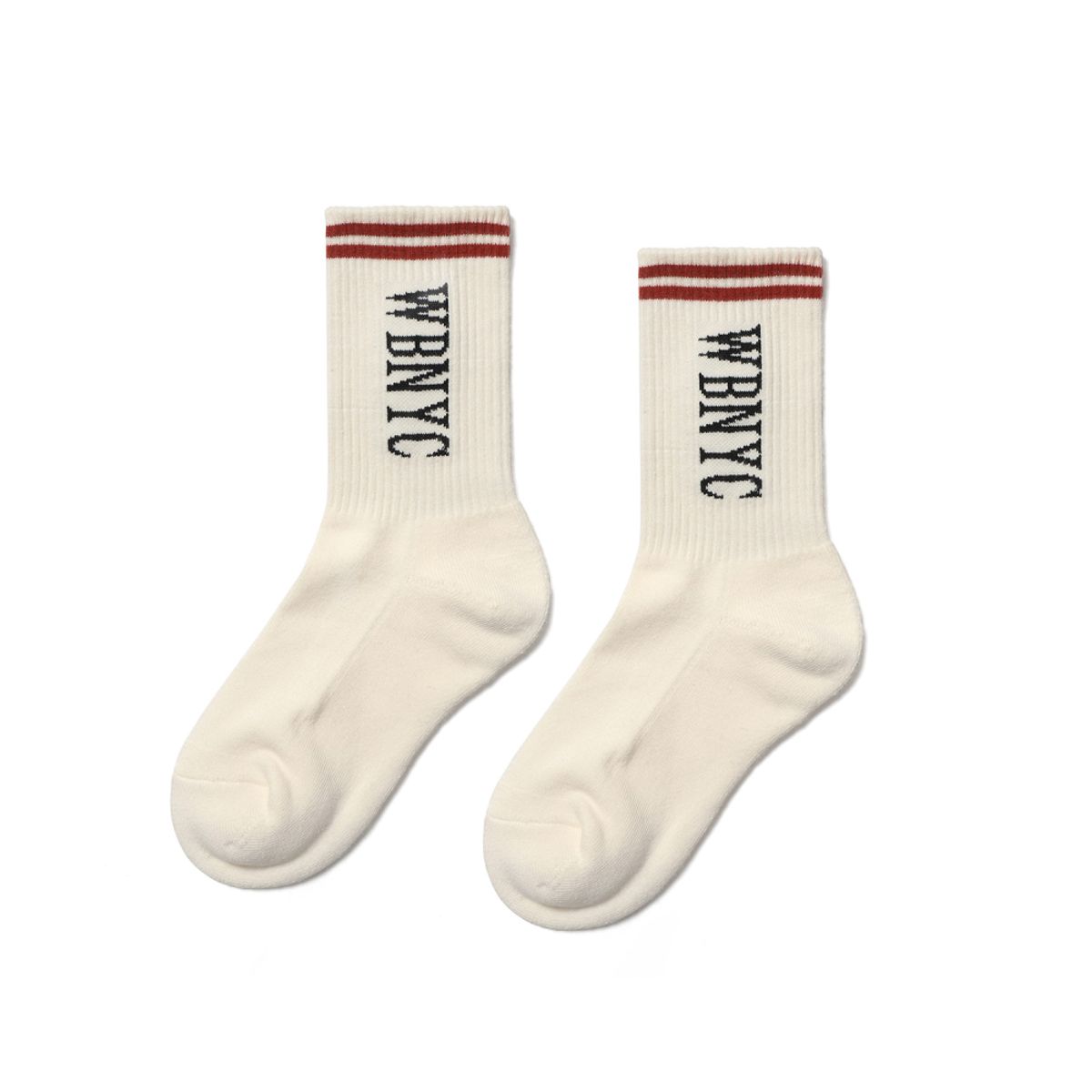 윌리엄스버그 뉴욕시티(WILLIAMSBURG NEWYORK CITY) WBNYC Casual Socks_Red