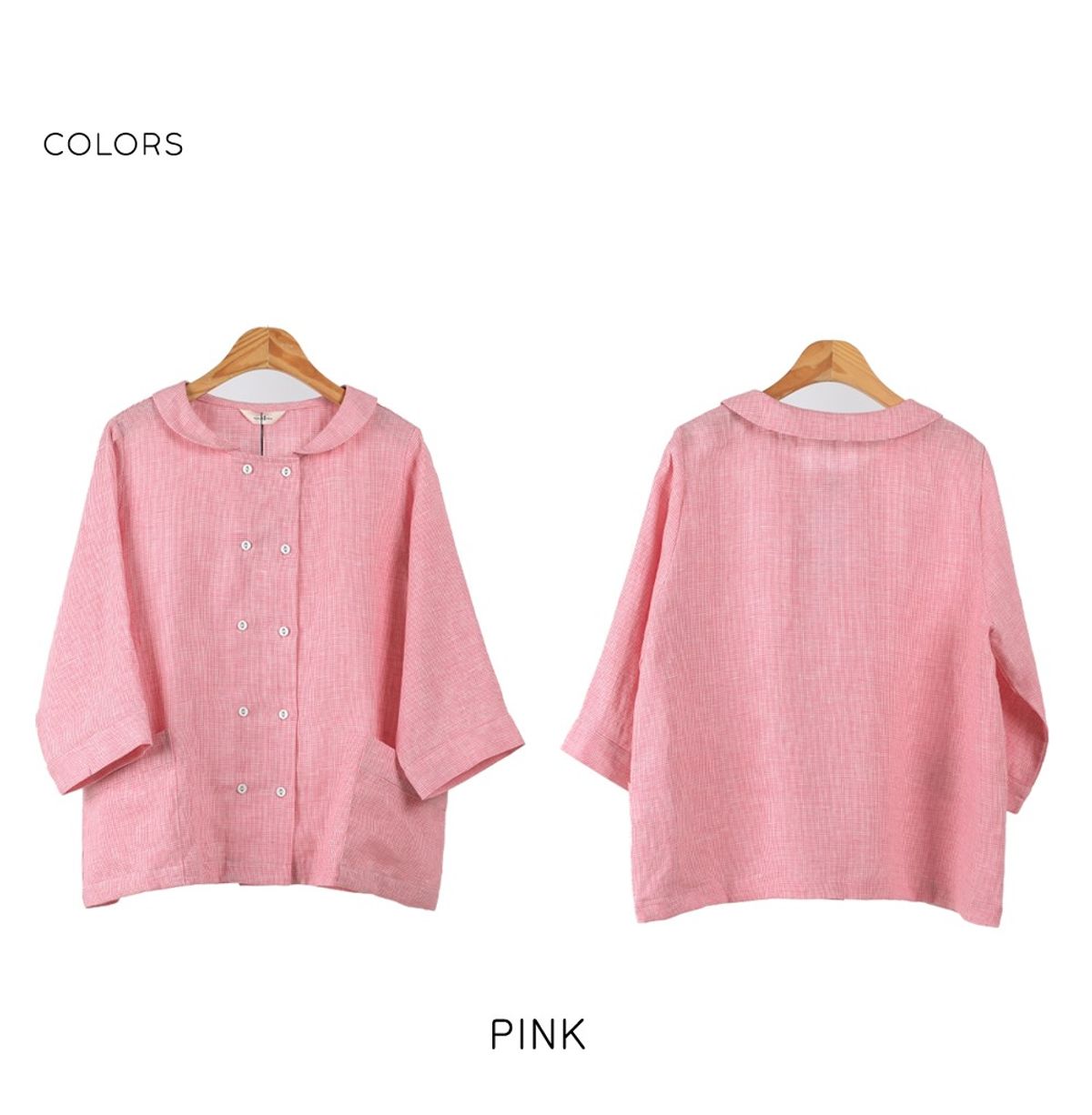 스타일바이미인(STYLEBYMIIN) 고방린넨더블자켓