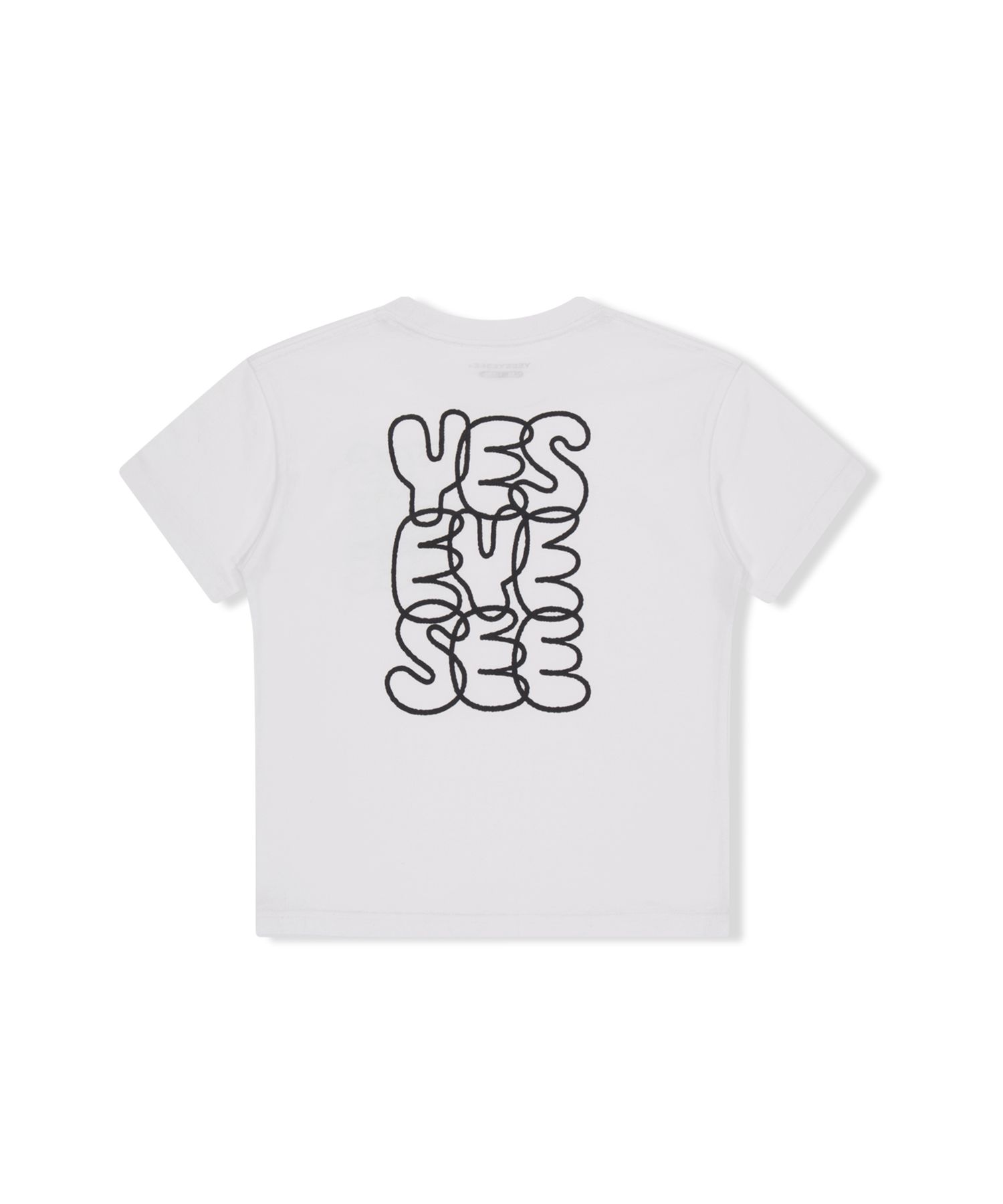 MUSINSA公式 | YESEYESEE C-Logo Kids Tee White