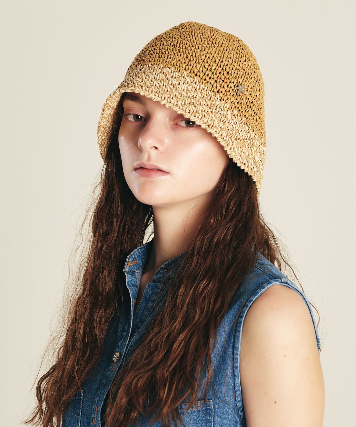 엘케블룸(ELKE BLOEM) OAT BROWN BUCKET HAT