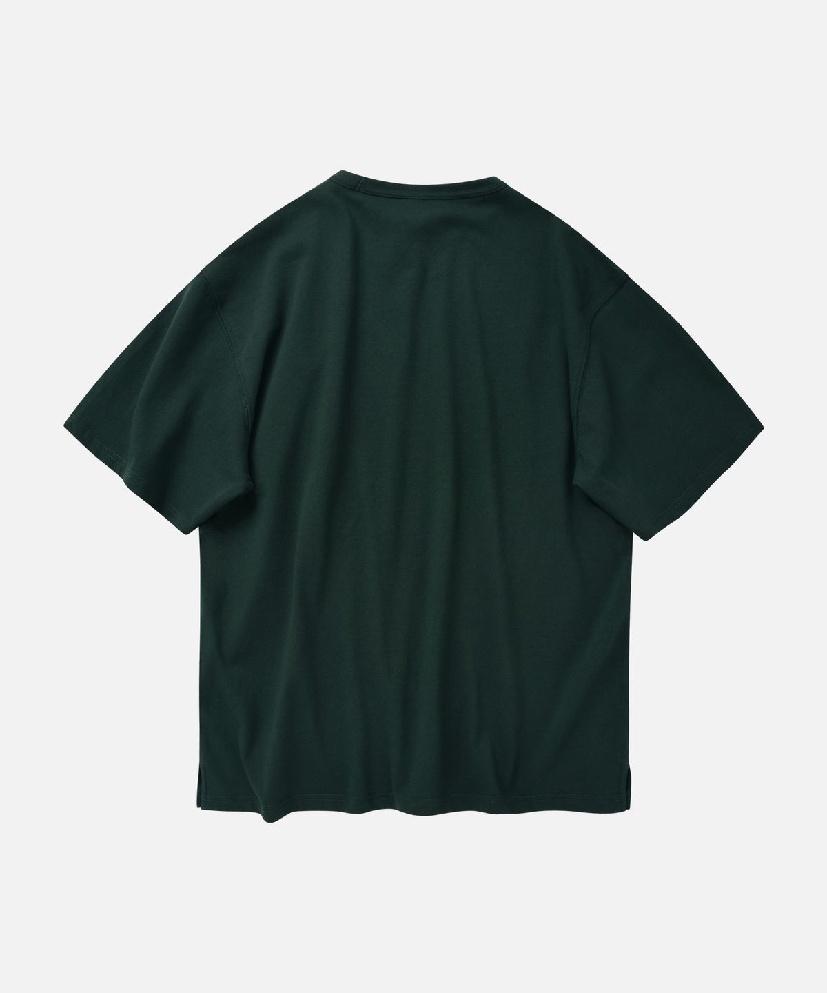 프리즘웍스(FRIZMWORKS) OG DOUBLE RIB OVERSIZED TEE _ DARK GREEN