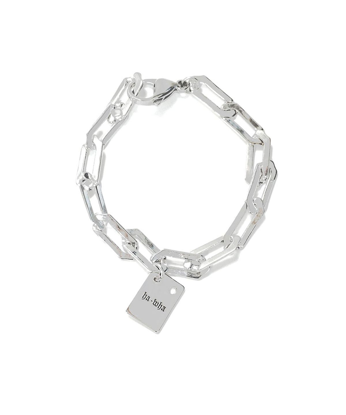 하와(HAWHA) FLAT TAG CHAIN BRACELET