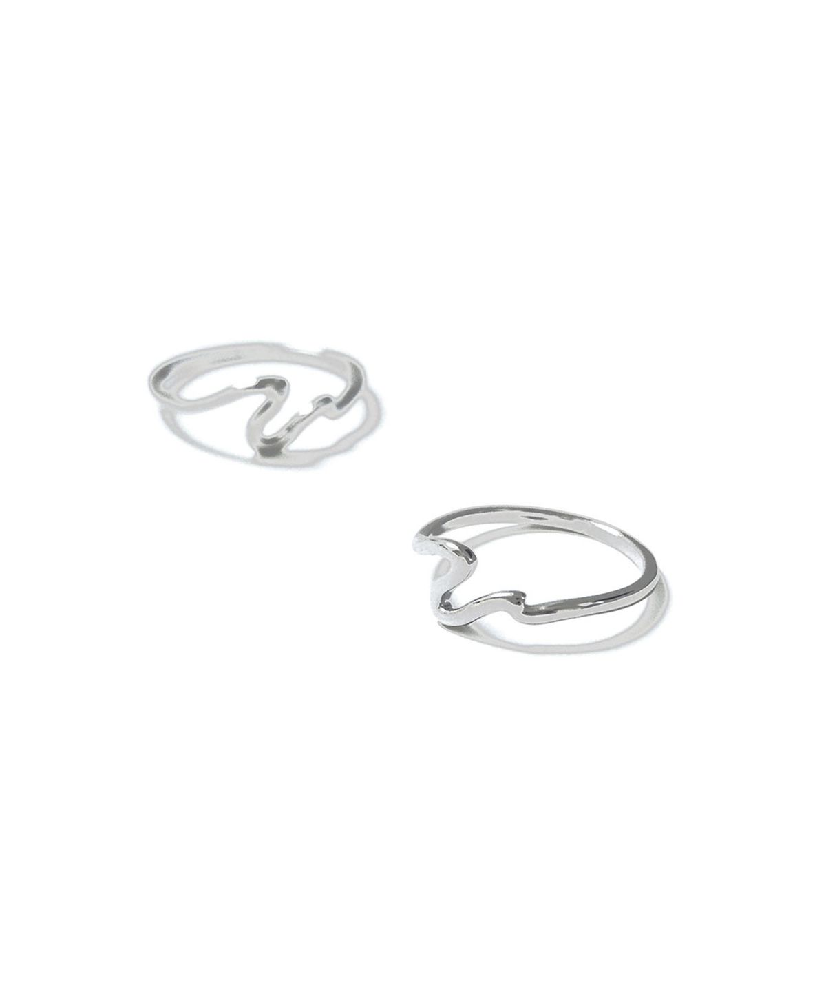 하와(HAWHA) CURVE WAVES RING