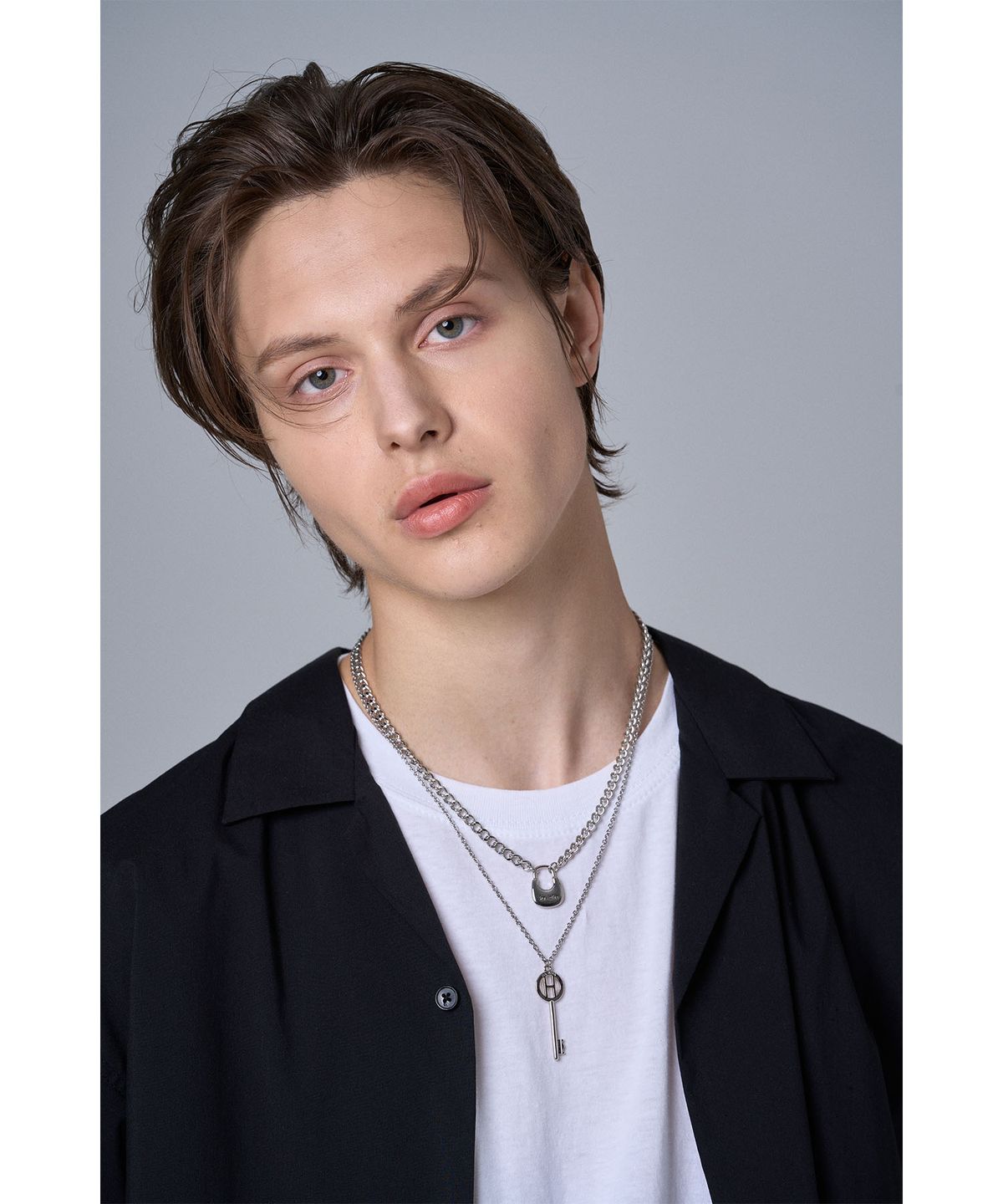 하와(HAWHA) KEY SLIM NECKLACE