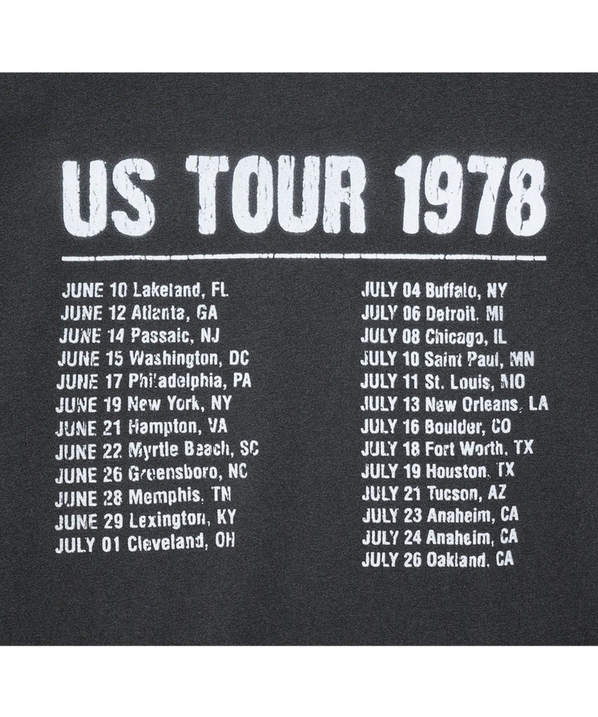 브라바도(BRAVADO) TRS Rolling Stones Tour 78 (BRENT2284)