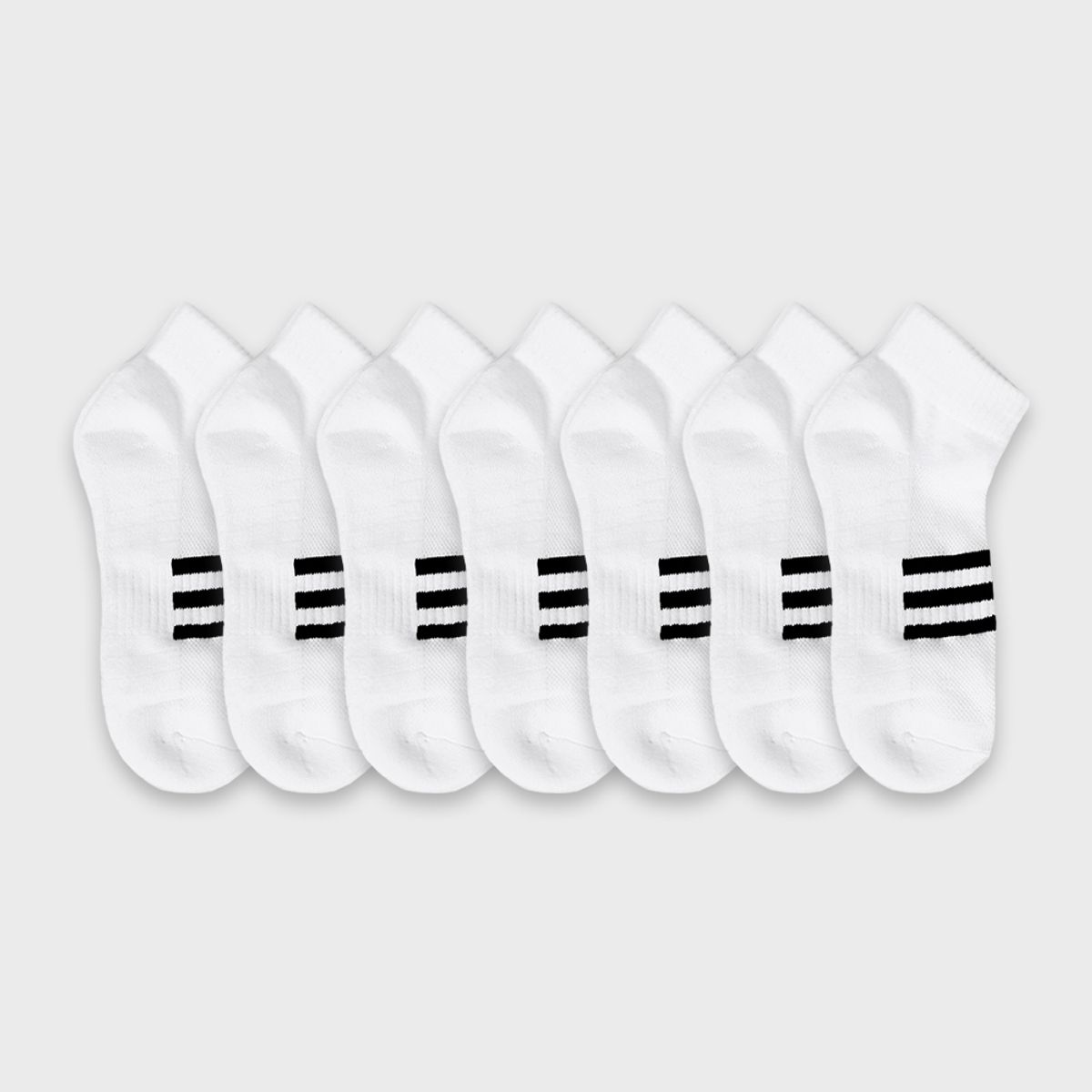 삭스에이(SOCKSA) [7PACK] 더블쿠션 156N 에어메쉬 쿼터 삭스 3색상