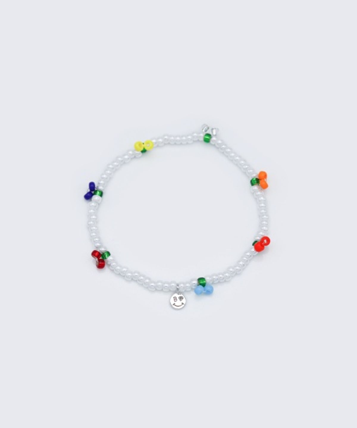봉보(BONBEAU) Cherry festival cute beads Bracelet 미니 스마일 참 큐트 체리 비즈 팔찌