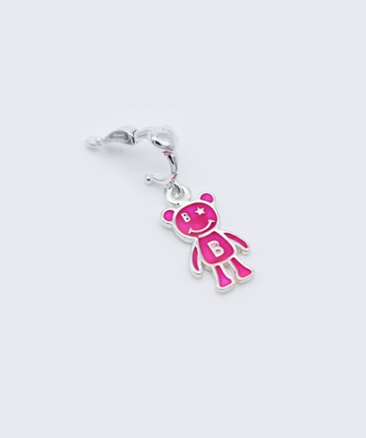 봉보(BONBEAU) Color enamel BONBEAU ami bear silver pendant 컬러 에나멜 곰돌이 실버 펜던트