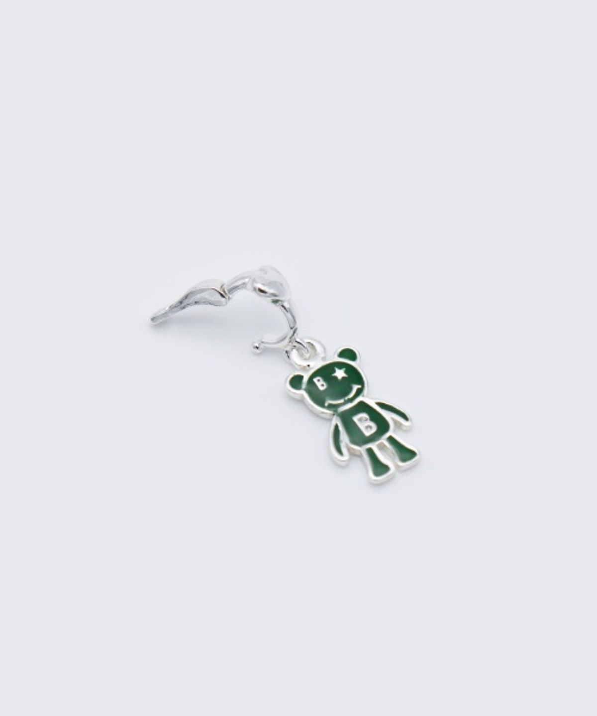 봉보(BONBEAU) Color enamel BONBEAU ami bear silver pendant 컬러 에나멜 곰돌이 실버 펜던트