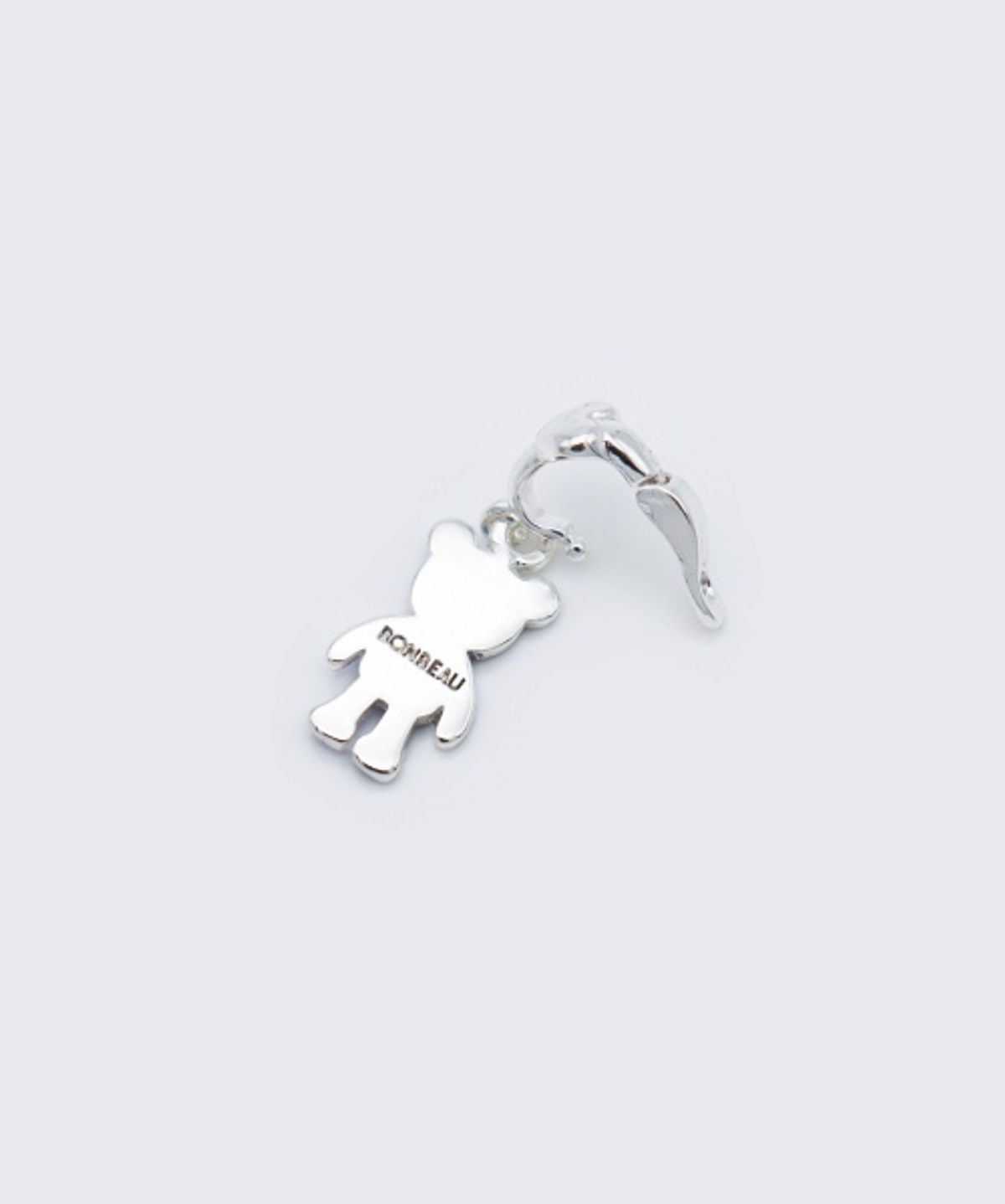 봉보(BONBEAU) Color enamel BONBEAU ami bear silver pendant 컬러 에나멜 곰돌이 실버 펜던트