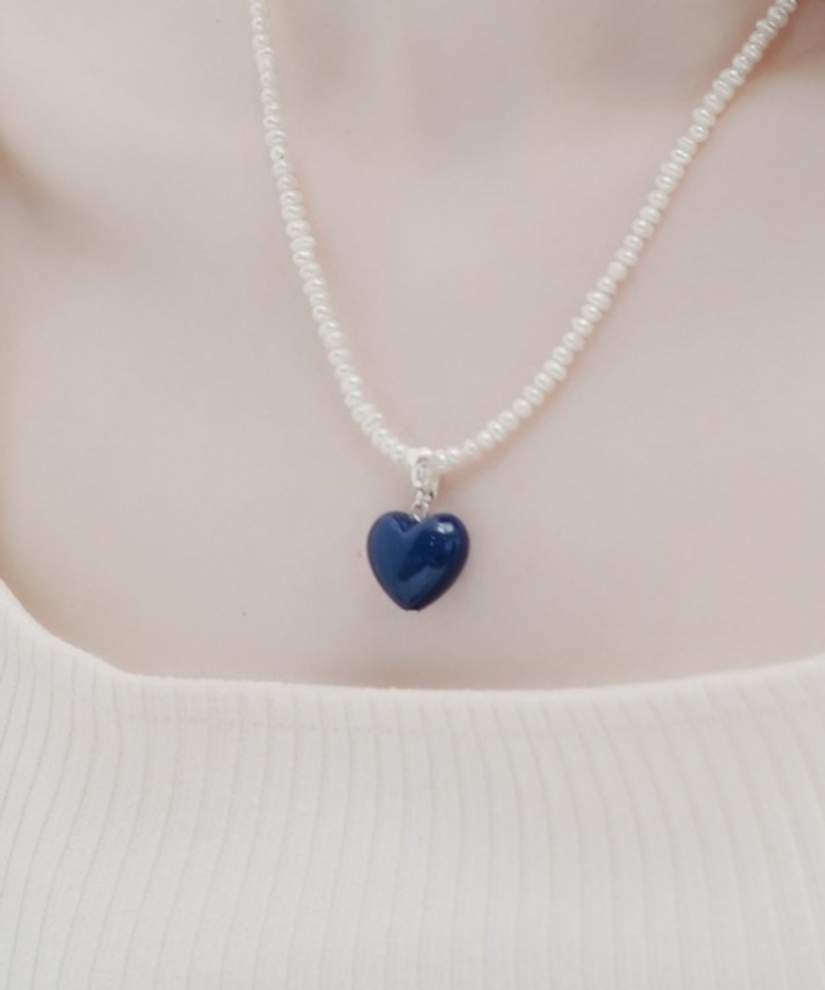 봉보(BONBEAU) Lovely volume heart acrylic pendant 러블리 볼륨 하트 아크릴 펜던트