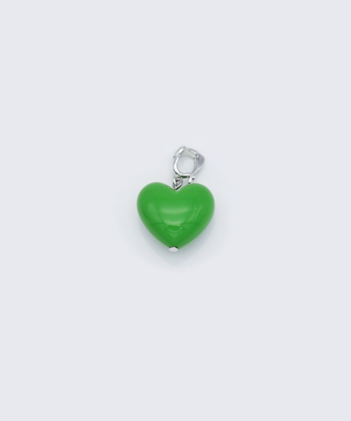 봉보(BONBEAU) Lovely volume heart acrylic pendant 러블리 볼륨 하트 아크릴 펜던트