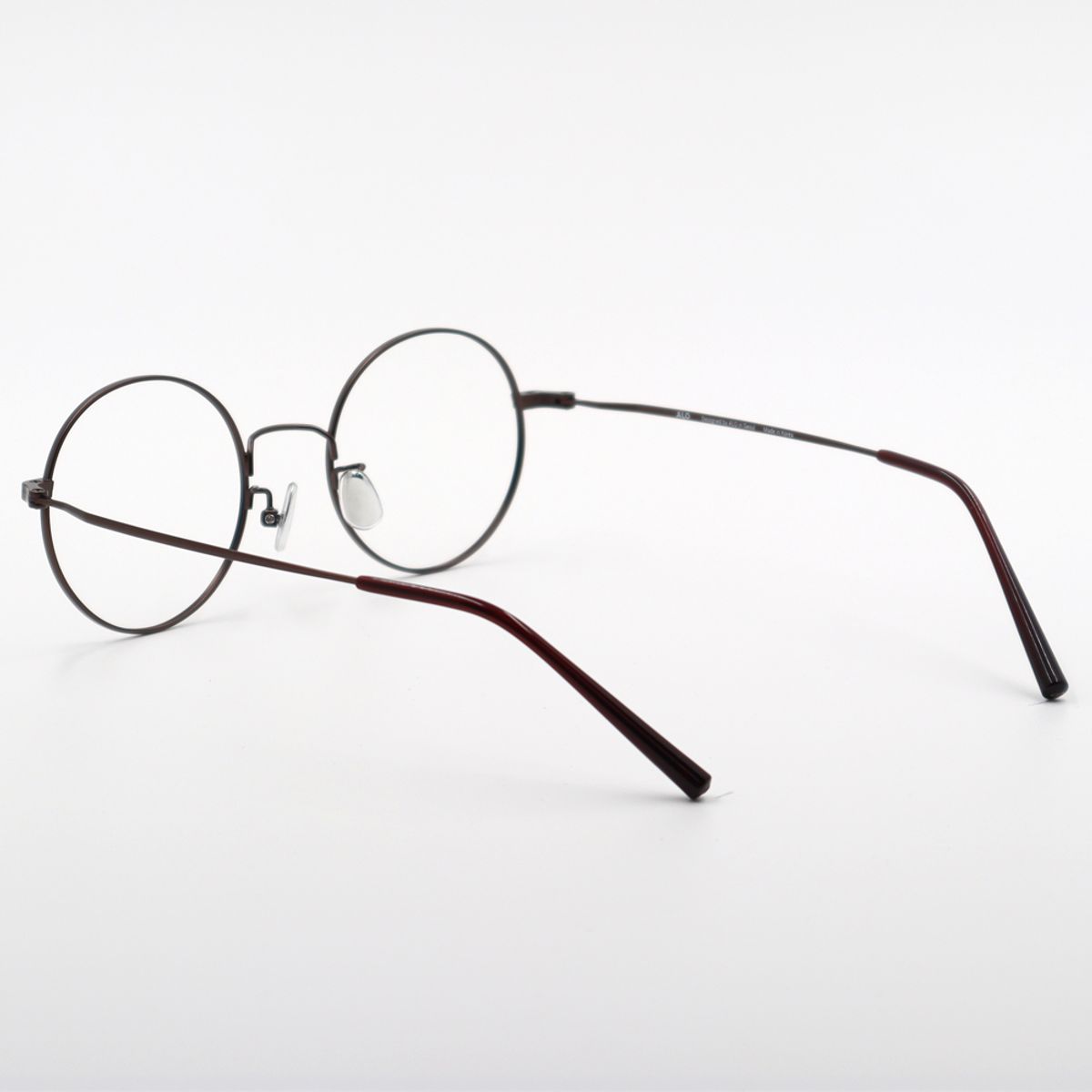 알로아이웨어(ALO EYEWEAR) [ALO BASIC] AL8201 1616M 라운드 브라운 메탈 안경