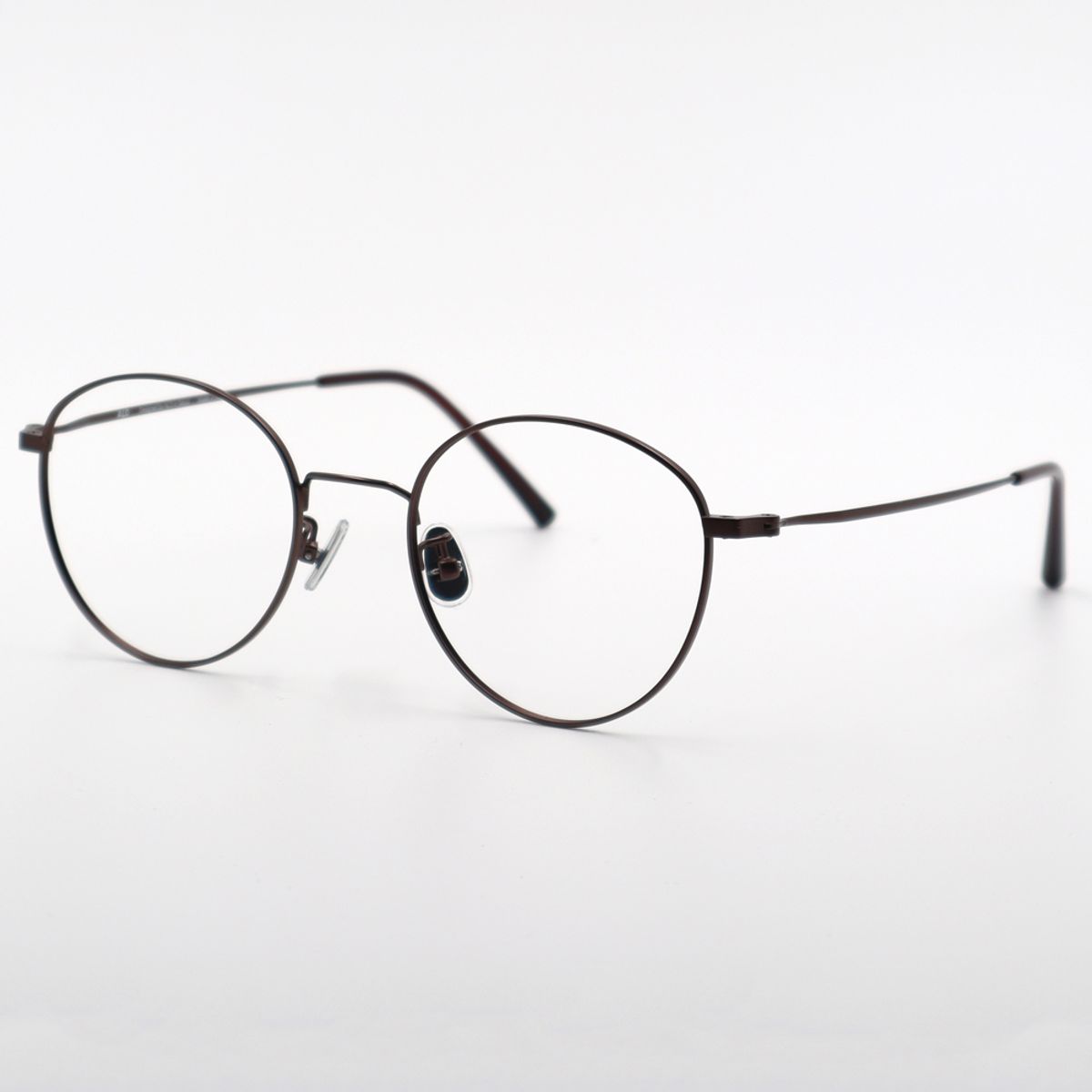 알로아이웨어(ALO EYEWEAR) [ALO BASIC] AL8202 1616M 캣츠 라운드 브라운 메탈 안경