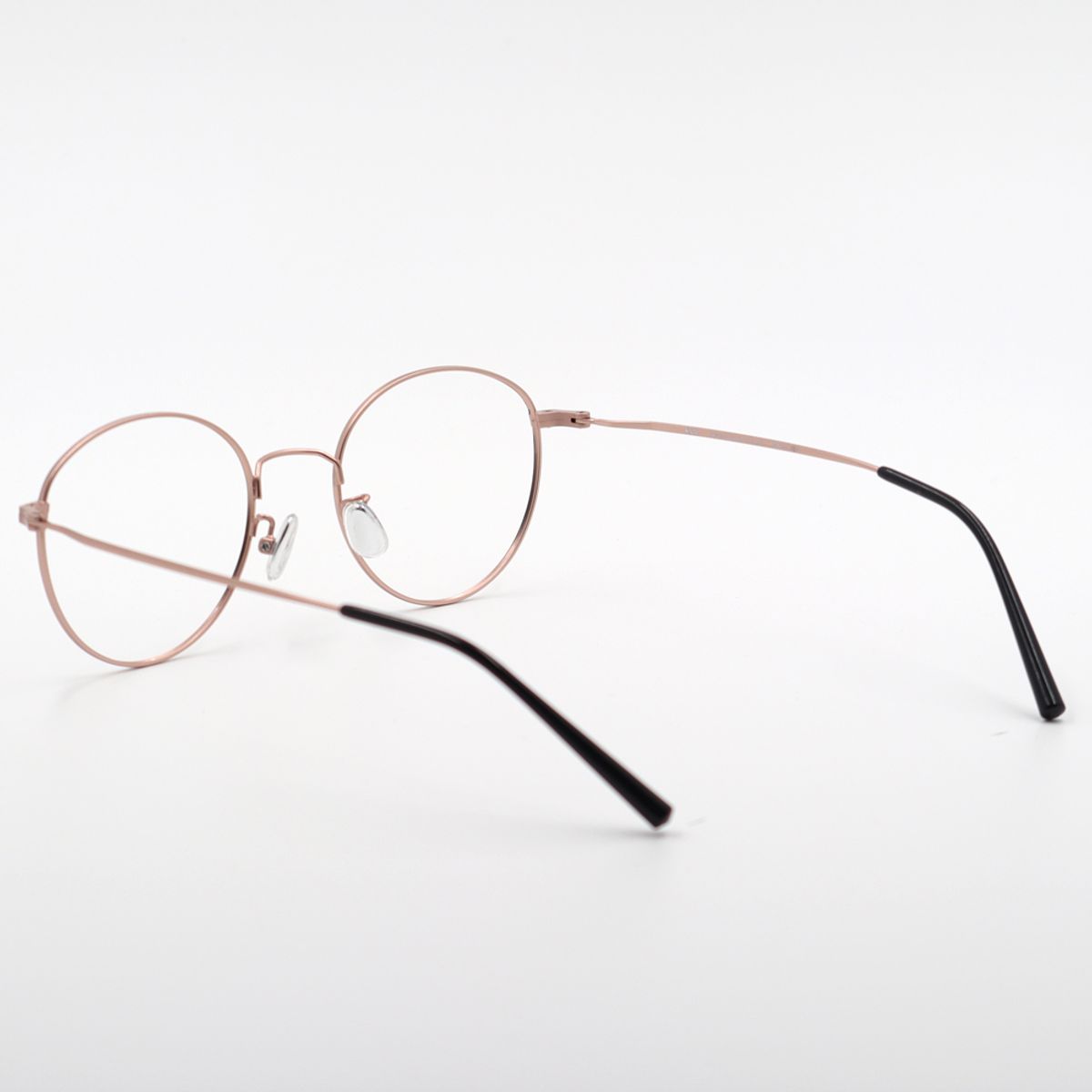 알로아이웨어(ALO EYEWEAR) [ALO BASIC] AL8202 0914G 캣츠 라운드 블랙/로즈골드 메탈 안경
