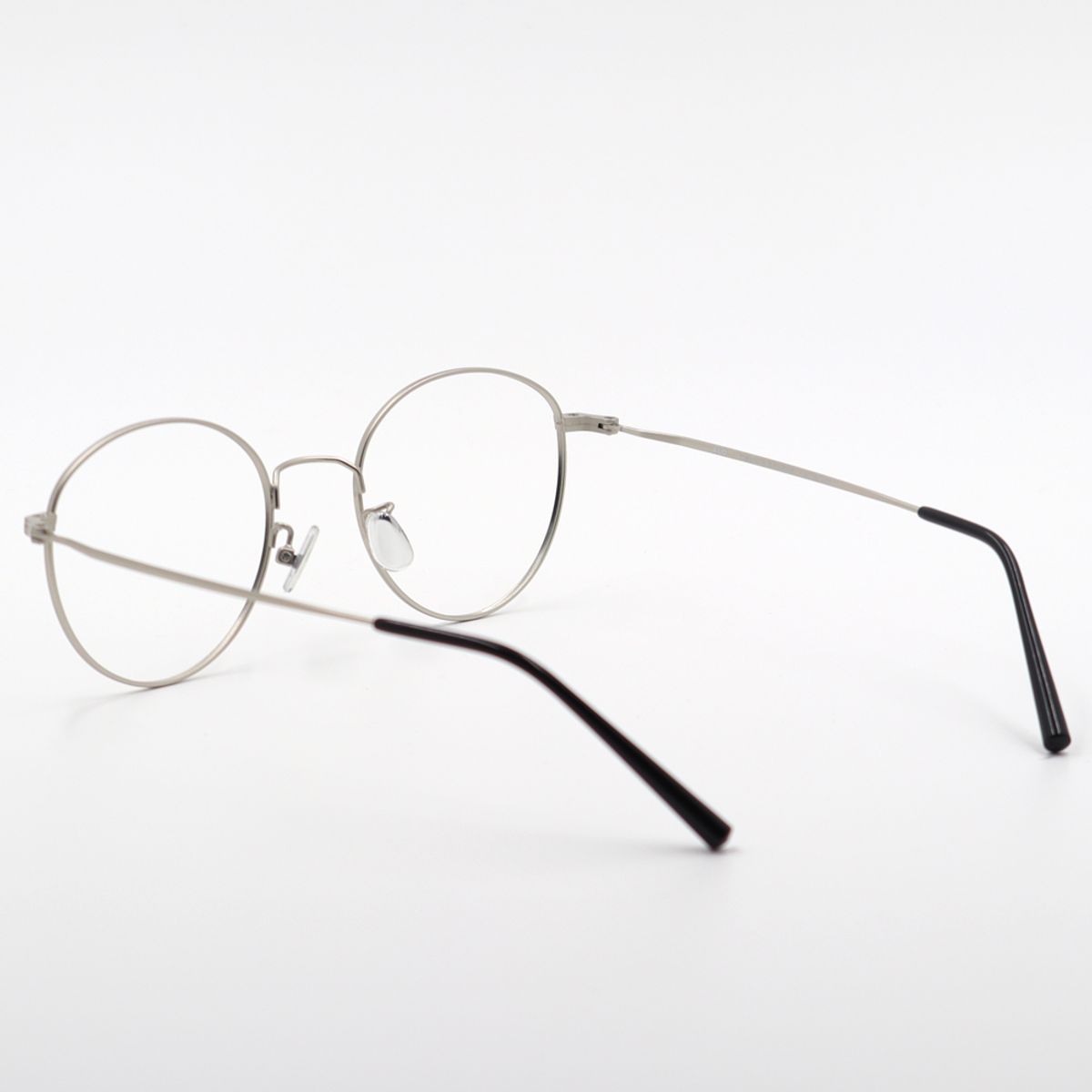알로아이웨어(ALO EYEWEAR) [ALO BASIC] AL8202 1111G 캣츠 라운드 샌딩 실버 메탈 안경