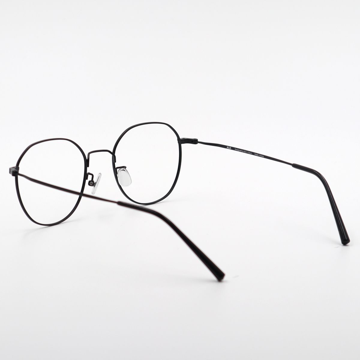 알로아이웨어(ALO EYEWEAR) [ALO BASIC] AL8203 0909M 마일드 스퀘어 블랙 메탈 안경