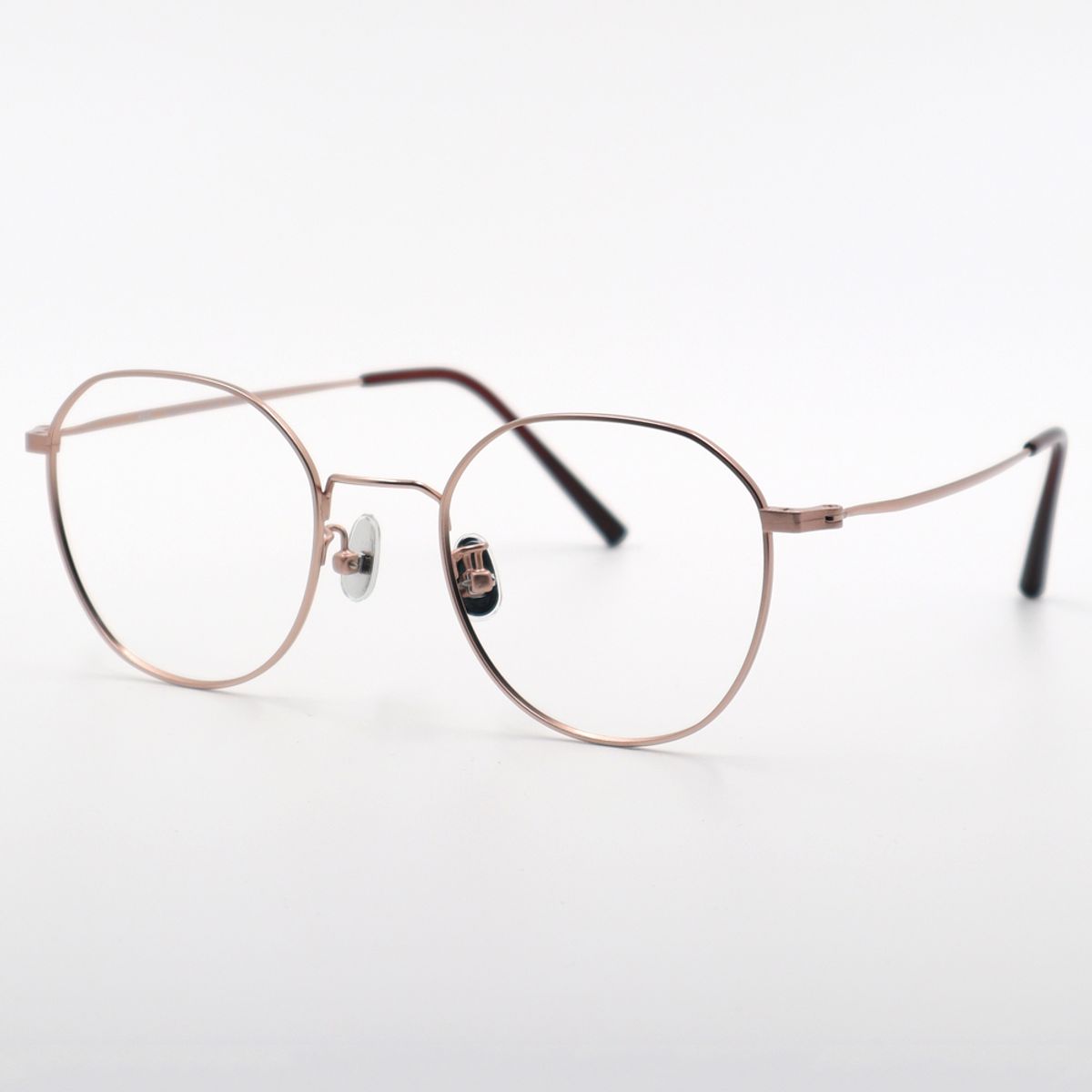 알로아이웨어(ALO EYEWEAR) [ALO BASIC] AL8203 1414G 마일드 스퀘어 로즈골드 메탈 안경