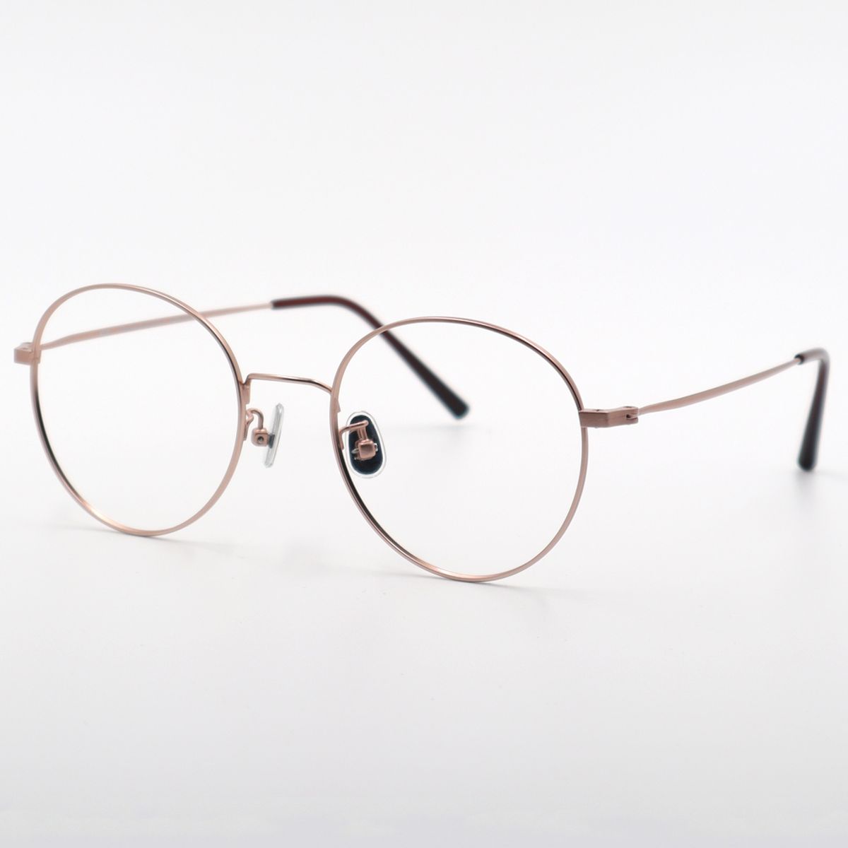 알로아이웨어(ALO EYEWEAR) [ALO BASIC] AL8204 1414G 세미오버사이즈 라운드 로즈골드 메탈 안경