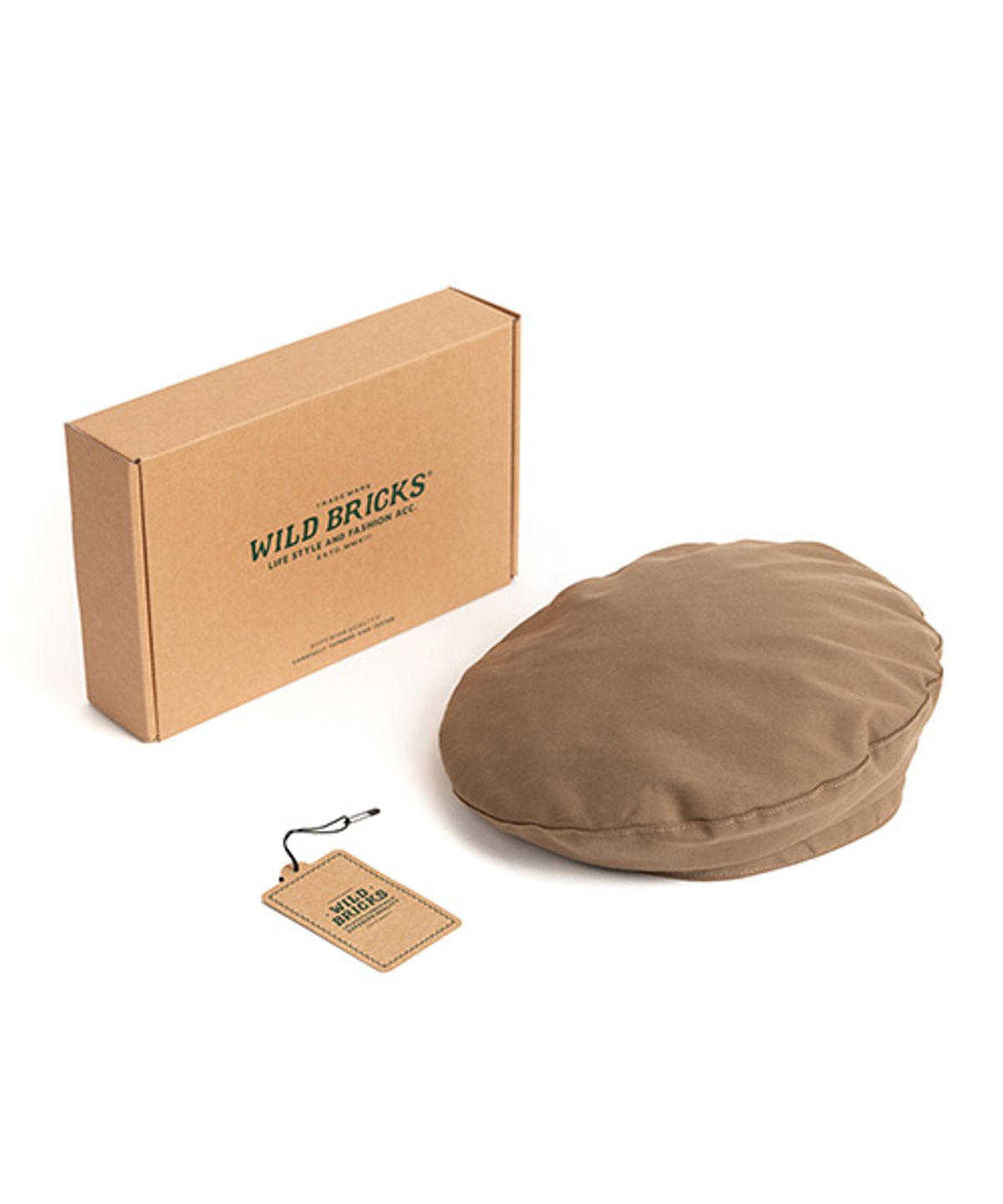 와일드 브릭스(WILD BRICKS) STANDARD COTTON BERET (beige)
