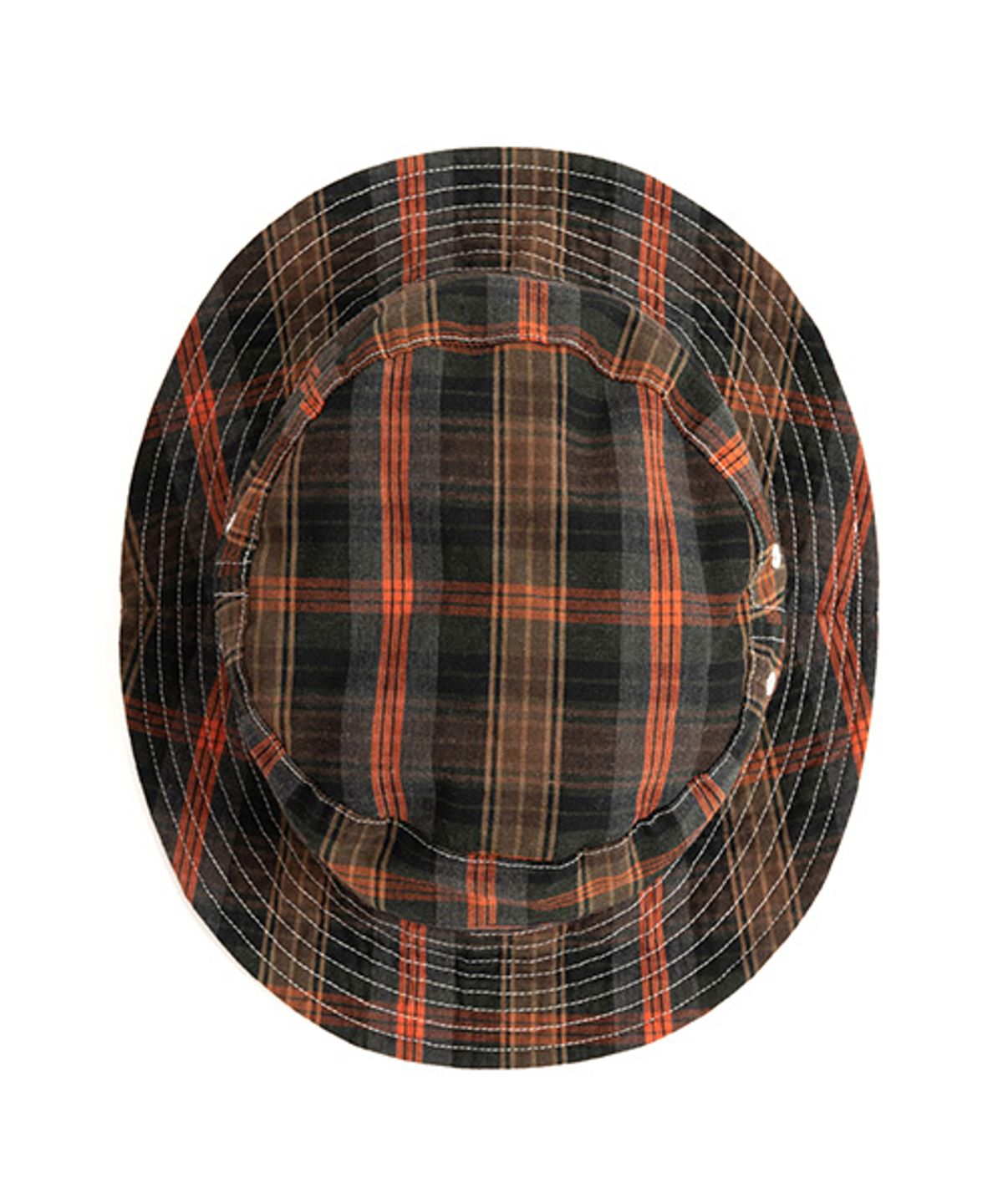 와일드 브릭스(WILD BRICKS) TA CHECK BUCKET HAT (orange)