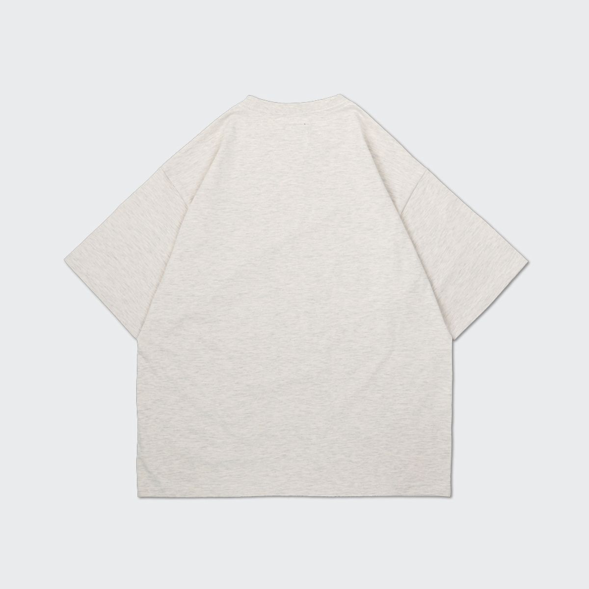 런던그로서리마켓(LONDON GROCERY MARKET) College Logo Heavyweight SS Tee (Oatmeal)