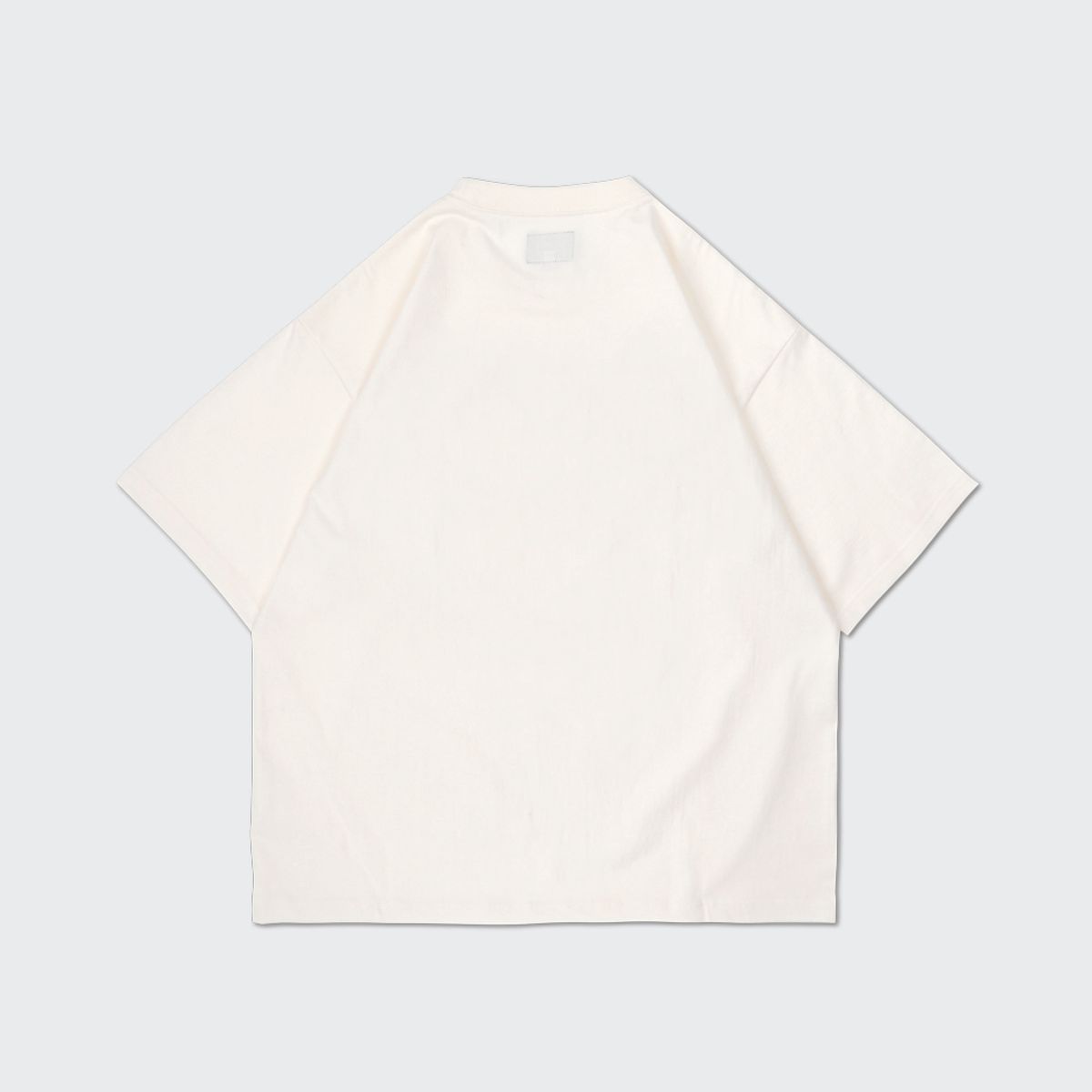 런던그로서리마켓(LONDON GROCERY MARKET) College Small Logo Heavyweight SS Tee (Natural)