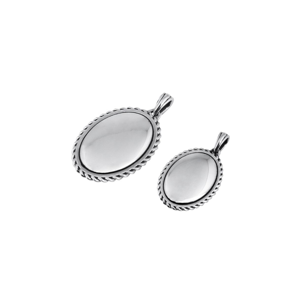 스팅925(STING925) Round Oval Pendant