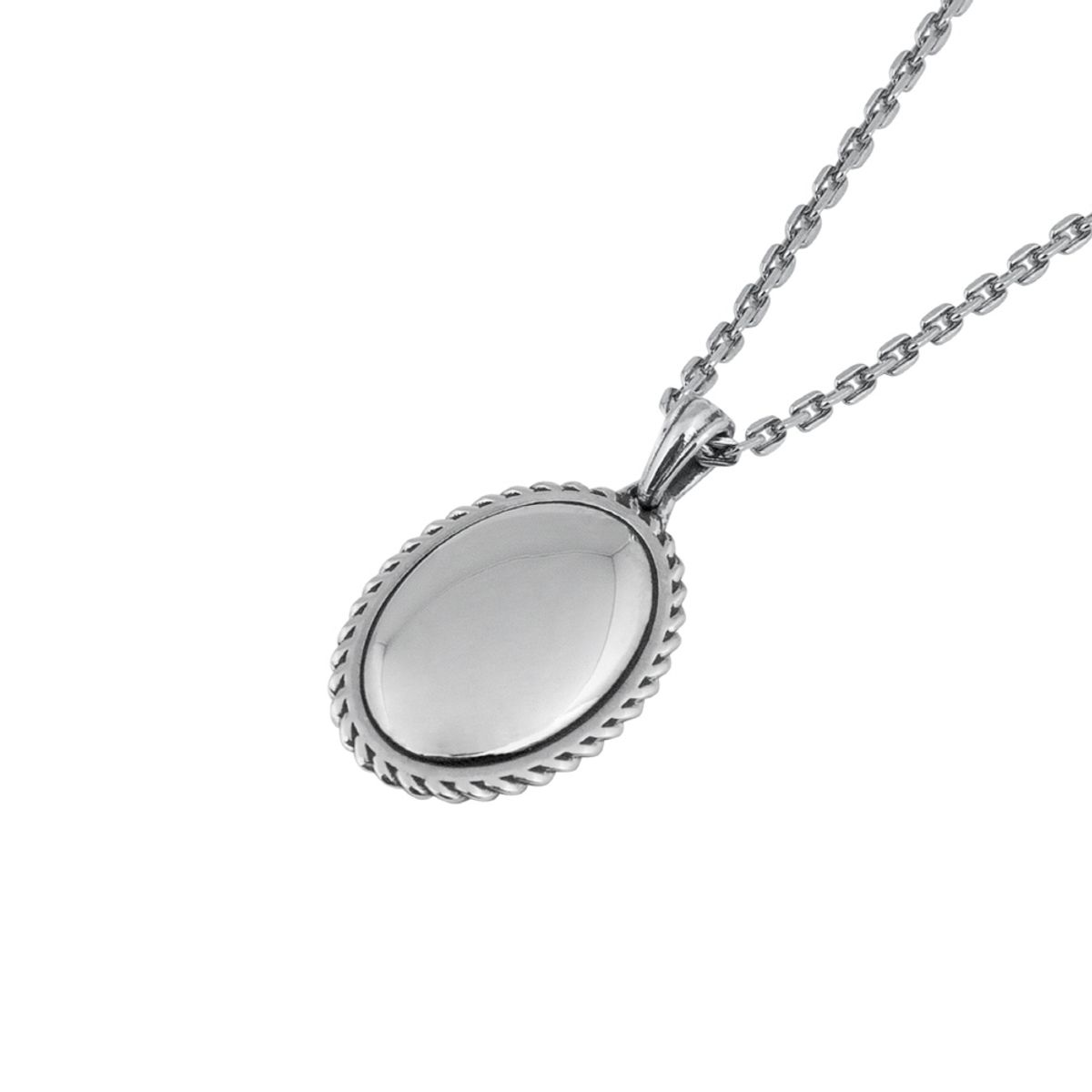 스팅925(STING925) Round Oval Pendant