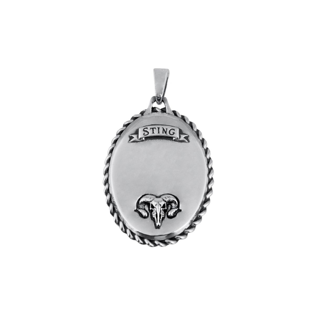 스팅925(STING925) Round Oval Pendant