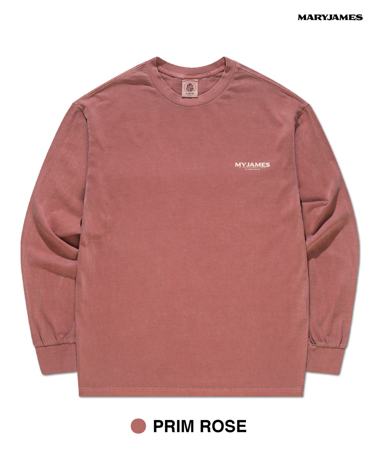 메리제임스(MARYJAMES) [남녀공용] JAMIDIS PIGMENT  LONG SLEEVE (7 COLOR)