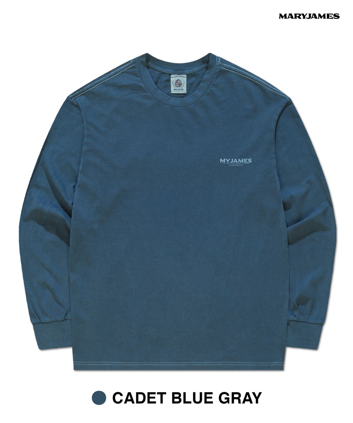 메리제임스(MARYJAMES) [남녀공용] JAMIDIS PIGMENT  LONG SLEEVE (7 COLOR)