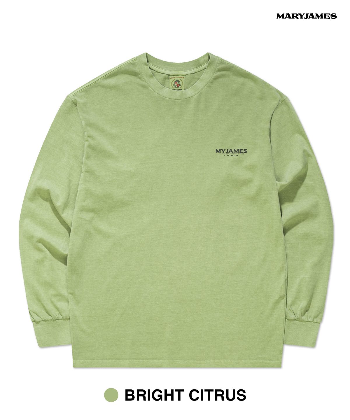 메리제임스(MARYJAMES) [남녀공용] JAMIDIS PIGMENT  LONG SLEEVE (7 COLOR)